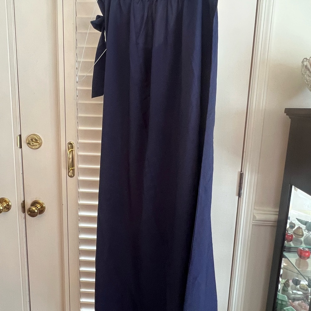 SHEIN Navy Blue Women's Jumpsuit CHECK MEASUREMENTS. APPROX US Size 10 - Picture 3 of 4